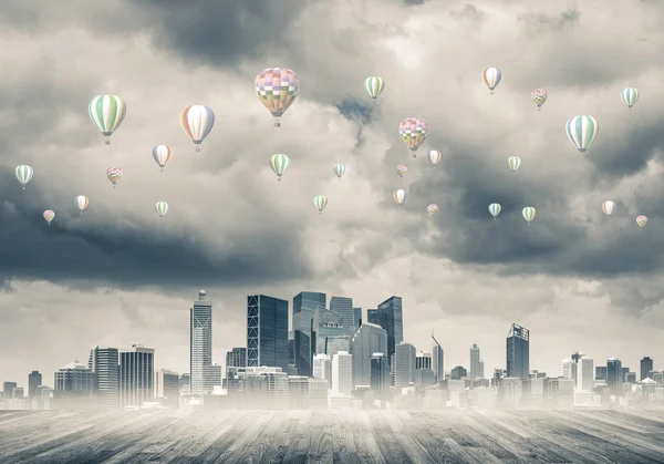 Tanıklarımız ile Modern cityscape