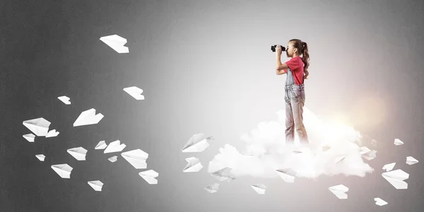 Menina bonito garoto — Fotografia de Stock