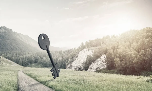 Key stone figure — Stock Photo, Image