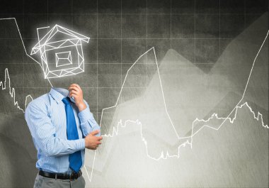 Evin model ile işadamı