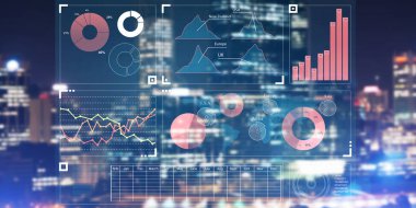 Sanal panel, grafik ve diyagramlar ile
