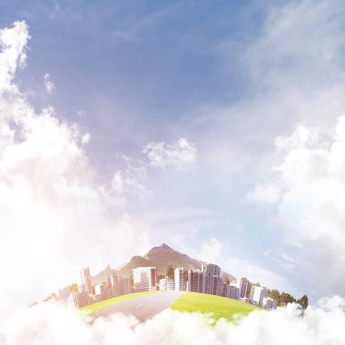 Tanıklarımız ile Modern cityscape