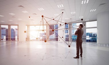 modern ofis iç işadamı