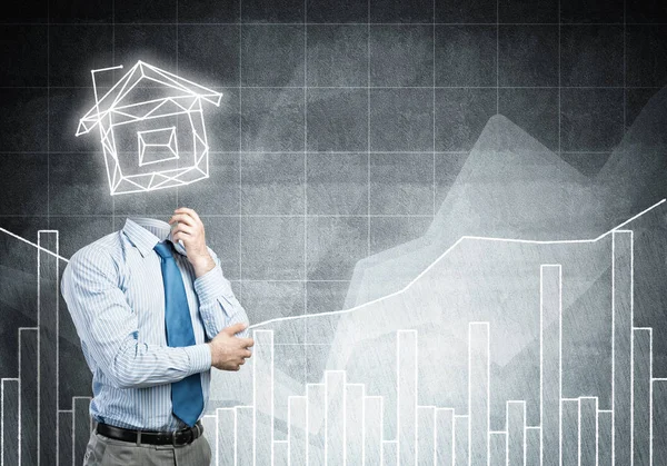 Evin model ile işadamı