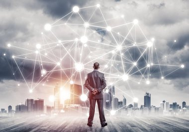 Ağ çizilmiş kavramı seyir işadamı