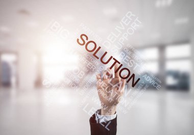 parmak perde ile dokunmadan el