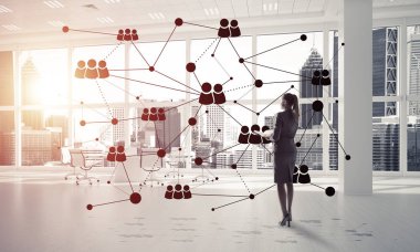 İşkadını ofis iç