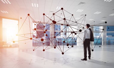 modern ofis iç işadamı