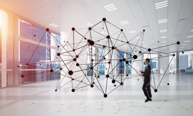 modern ofis iç işadamı