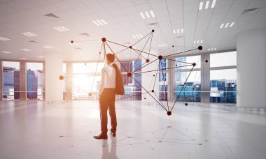 modern ofis iç işadamı