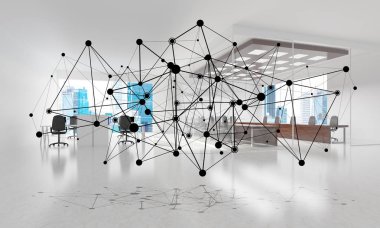 Nokta ile bağlı çizgiler