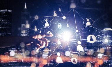 Modern kablosuz teknolojiler communucation aracı olarak oluşturma 