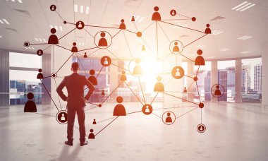 3d ofis iç zarif işadamı 