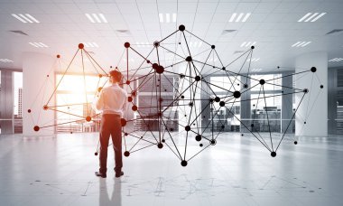 modern ofis iç işadamı