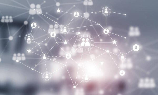 Линии, связанные с точками
