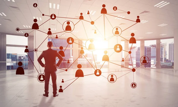 3d ofis iç zarif işadamı 