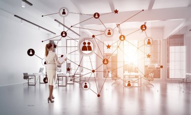 İşkadını ofis iç