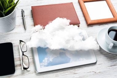 modern çalışma alanı başı işleri ile