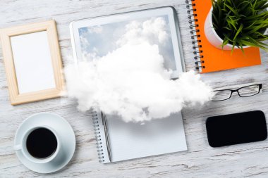 modern çalışma alanı başı işleri ile