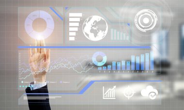 İş dünyasının küreselleşmesi ve ağ kurulması için modern teknolojilerin kullanılması kavramı