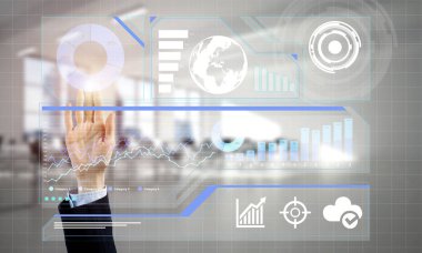 İş dünyasının küreselleşmesi ve ağ kurulması için modern teknolojilerin kullanılması kavramı