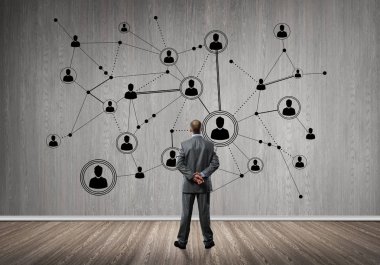 işadamı modern cityscape arıyorsunuz