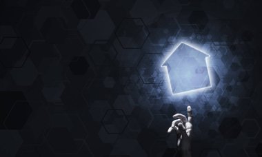 parlayan ev simgesini