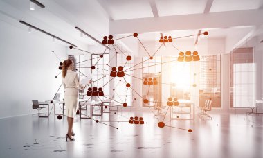 İşkadını ofis iç