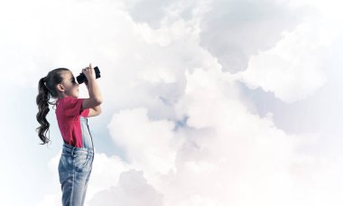 Küçük tatlı kız.