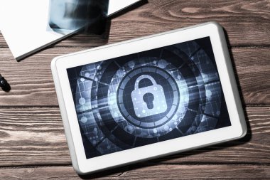 Web güvenlik ve teknoloji kavramı  