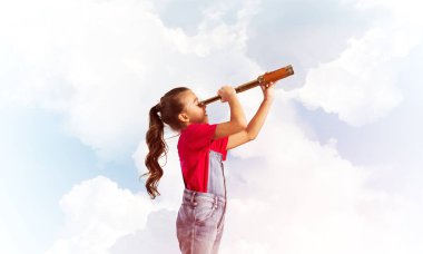 Küçük tatlı kız.