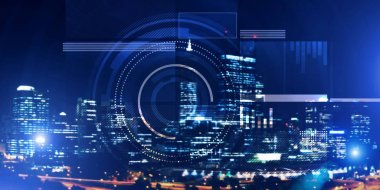 gece parlayan şehir, Modern teknolojileri en iyi duruma getirme ve yeni ilerleme adım yapma aracı olarak karşı sanal arabirim