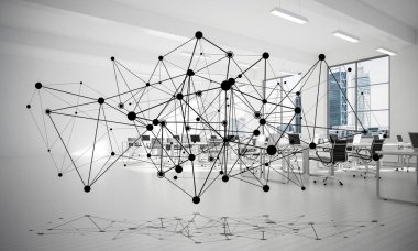 Etkin modu için kavram olarak ağ ve kablosuz bağlantı