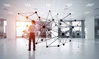 modern ofis iç işadamı