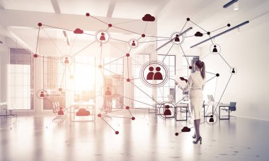 İşkadını ofis iç