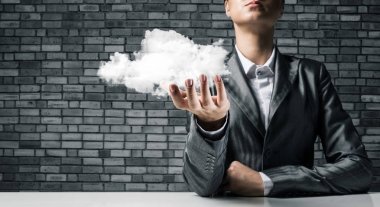 İş kadını kırpılmış görüntü