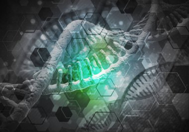 DNA molekülleri arka plan