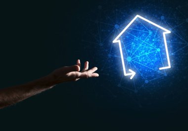 parlayan ev simgesini 