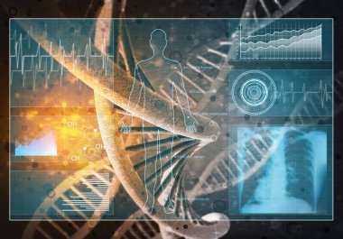 Medya tıp arka plan 