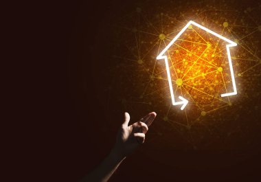 parlayan ev simgesini 