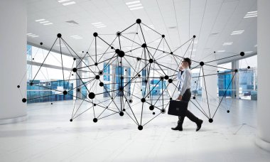 modern ofis iç işadamı