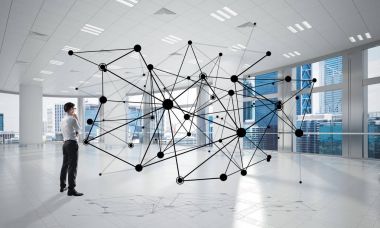 modern ofis iç işadamı