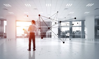 modern ofis iç işadamı