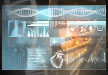 Medya tıp arka plan 