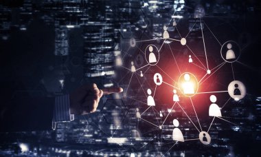 Modern kablosuz teknolojiler communucation aracı olarak oluşturma 