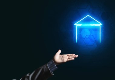 parlayan ev simgesini 