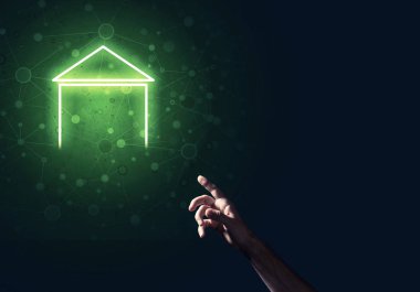 parlayan ev simgesini 