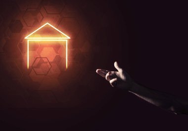 parlayan ev simgesini 