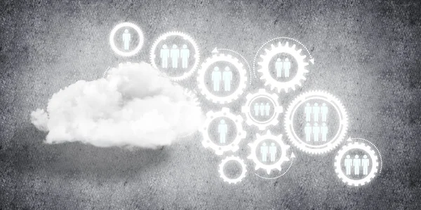 Bağlantı ve veri paylaşımı için kablosuz teknolojiler soyut bir kavram olarak