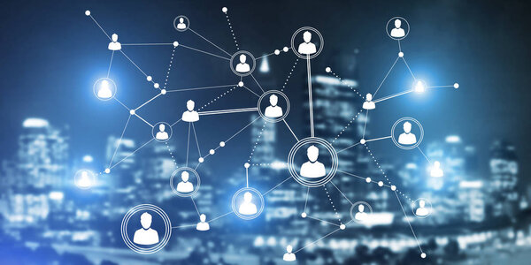 Современные беспроводные технологии как средство коммуникации и сетевого взаимодействия на тёмном фоне